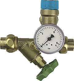 Afriso Boiler-Sicherheitsgruppe BFK 12/10 – 10 Bar, Länge 75 Mm